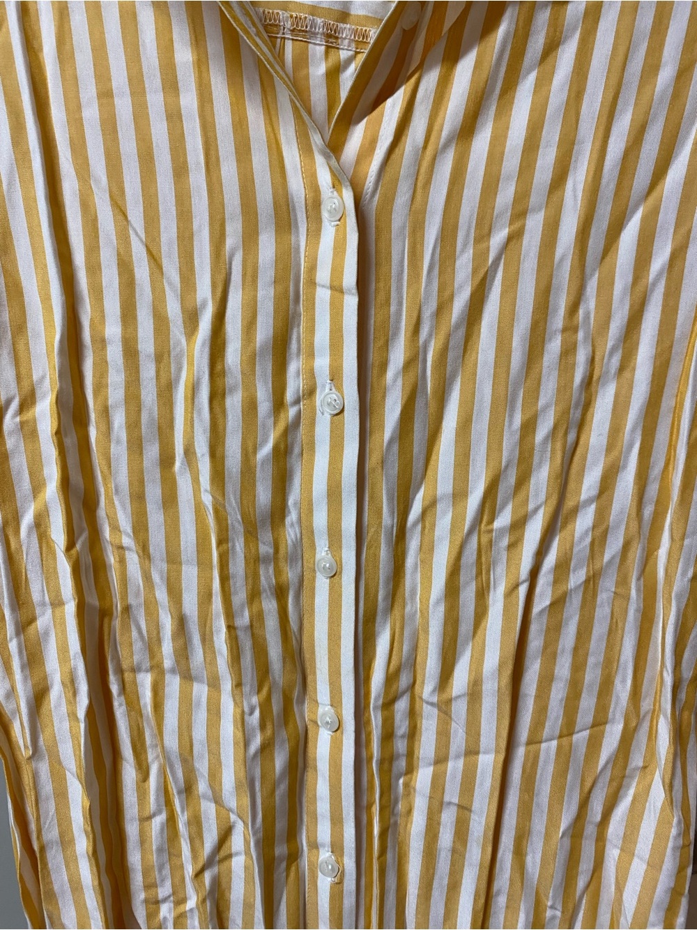 Forever 21 Yellow and White Striped Dress - Picture 6 of 10